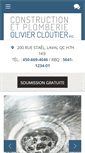 Mobile Screenshot of constructionoliviercloutier.com